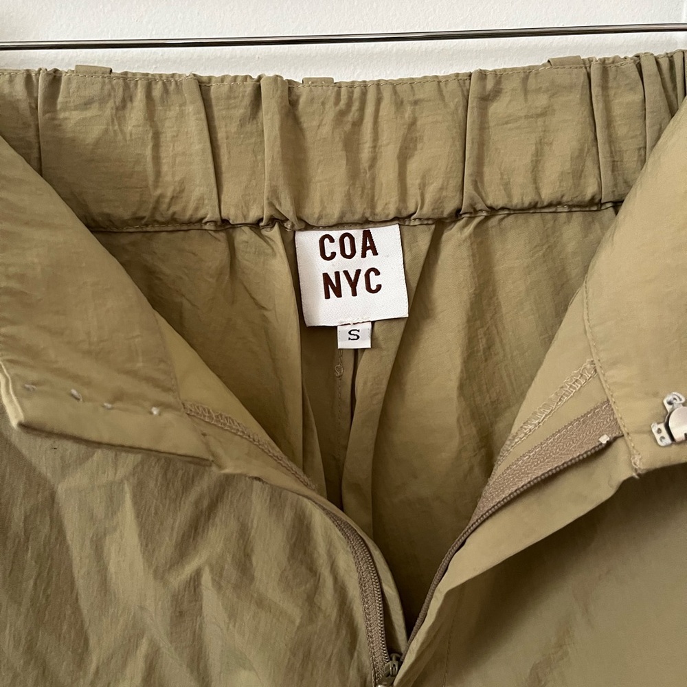 COA NYC Everyone Pant in Tan Nylon - Track Pant